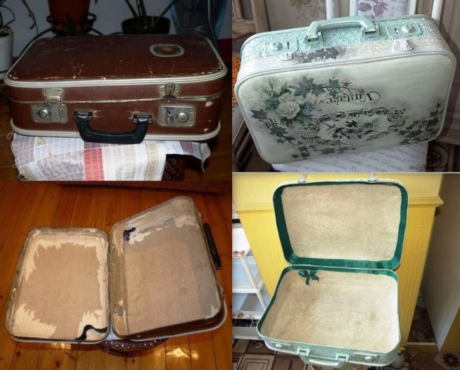 Реставрация старого чемодана