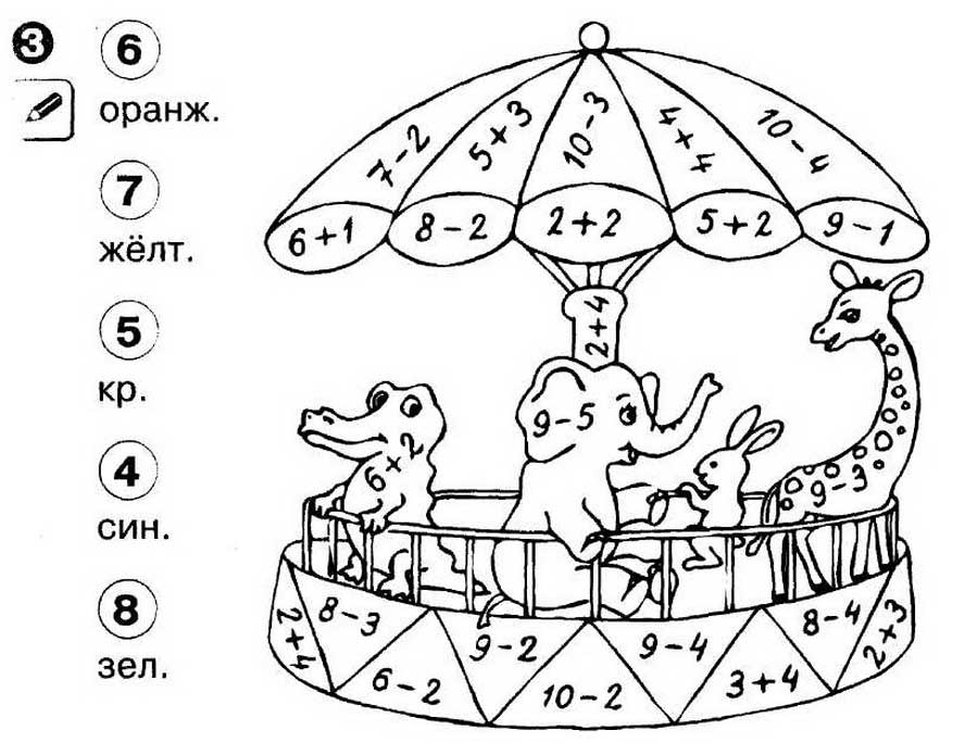 Патриотическая раскраска по номерам. Россия в символах. Для детей 4-7 лет